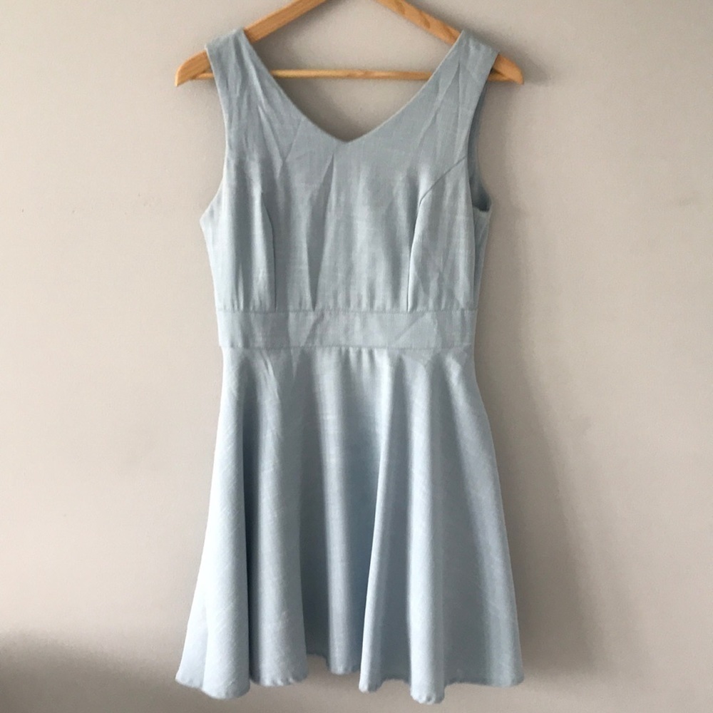 Pink Martini Back-Button Flare Dress